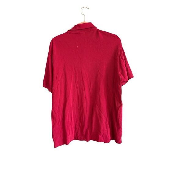 Lacoste Mens Red Pique Short Sleeve Collared Casual Golf Polo Shirt Size 6 - Picture 3 of 8
